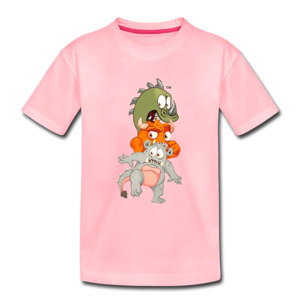 3 Monsters Kids' T-Shirt
