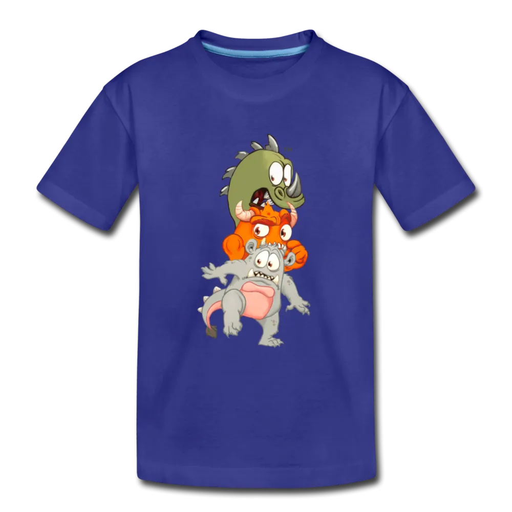 3 Monsters Kids' T-Shirt