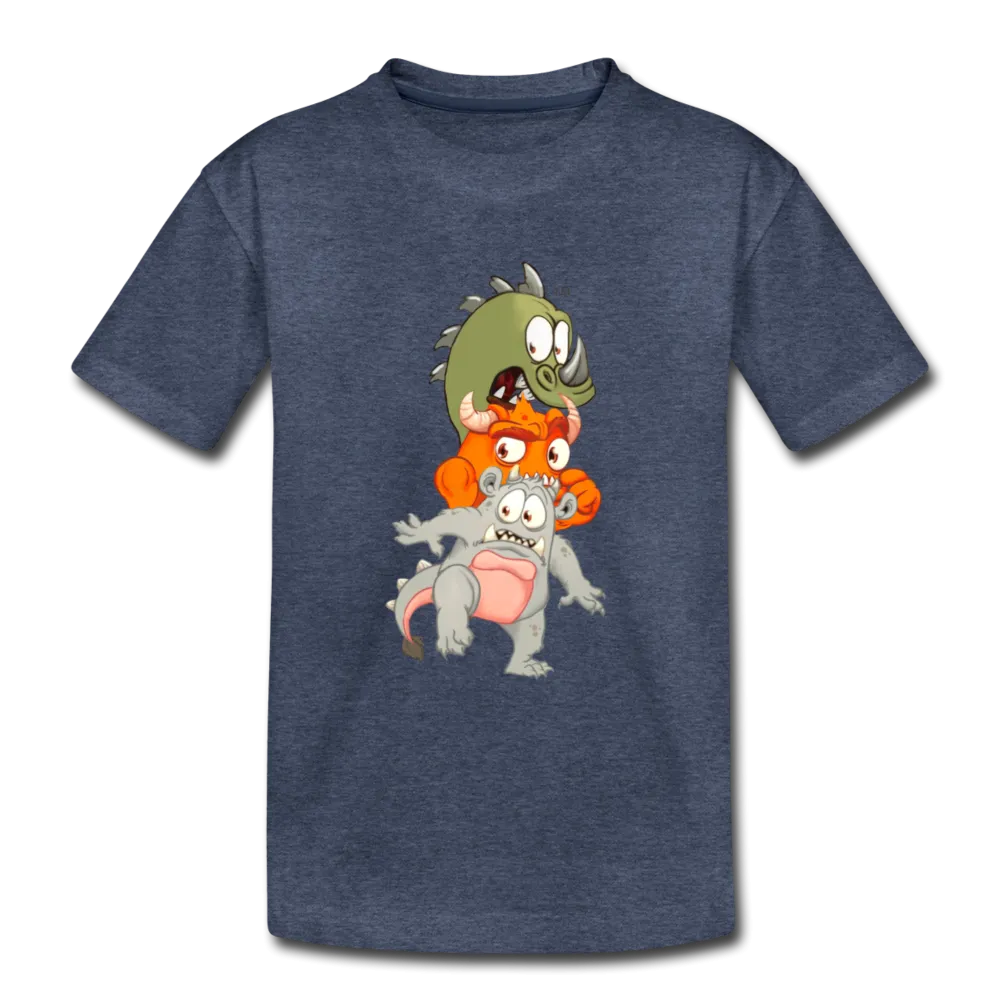 3 Monsters Kids' T-Shirt