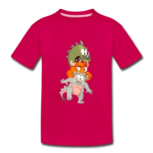 3 Monsters Kids' T-Shirt