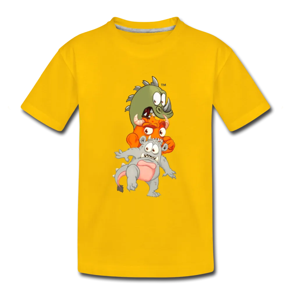 3 Monsters Kids' T-Shirt