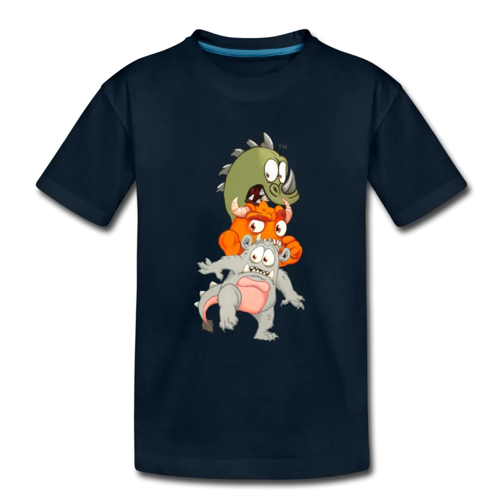 3 Monsters Kids' T-Shirt