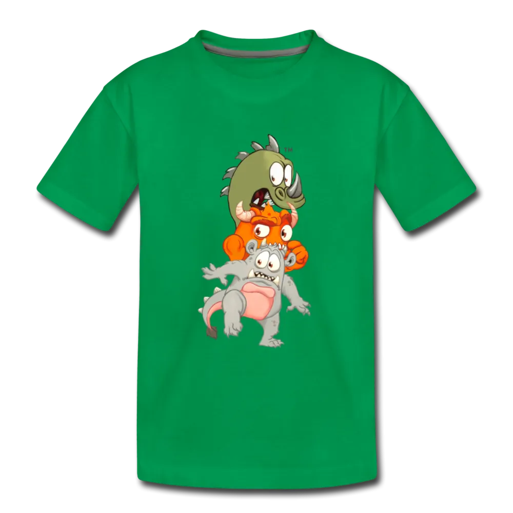 3 Monsters Kids' T-Shirt