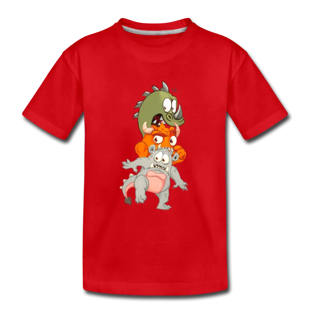 3 Monsters Kids' T-Shirt