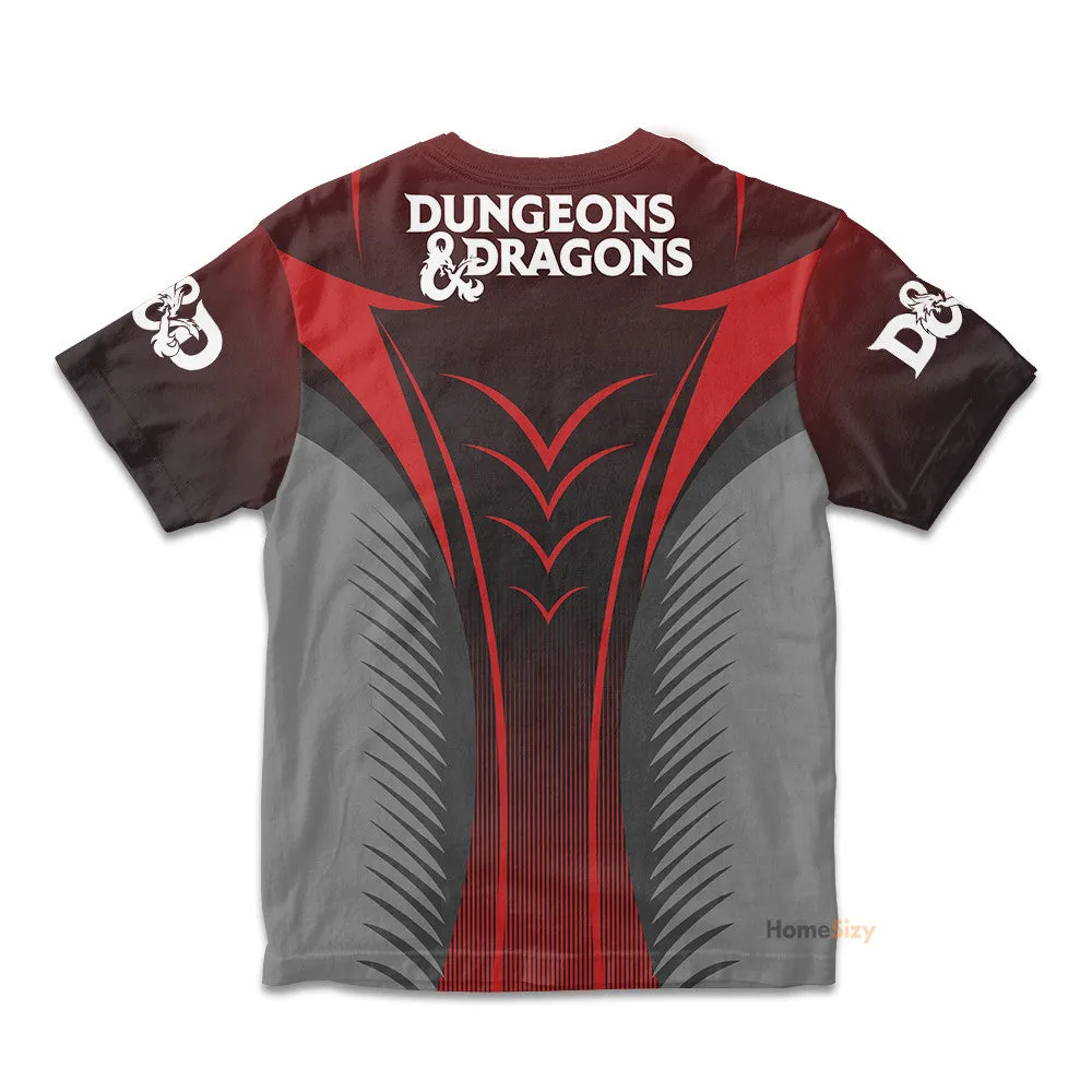 3D Dungeons And Dragon Custom Cosplay Costume Kid Tshirt QT212514Hf