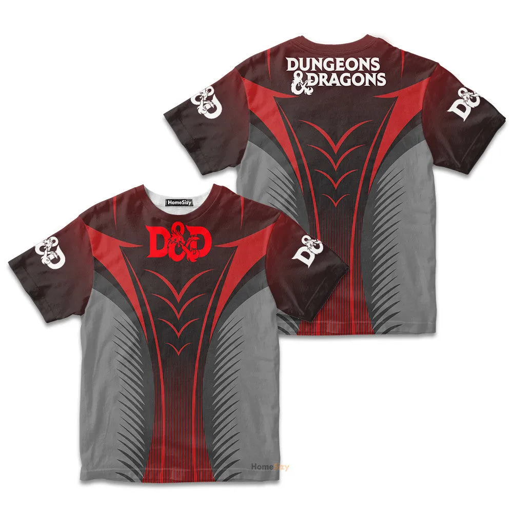 3D Dungeons And Dragon Custom Cosplay Costume Kid Tshirt QT212514Hf