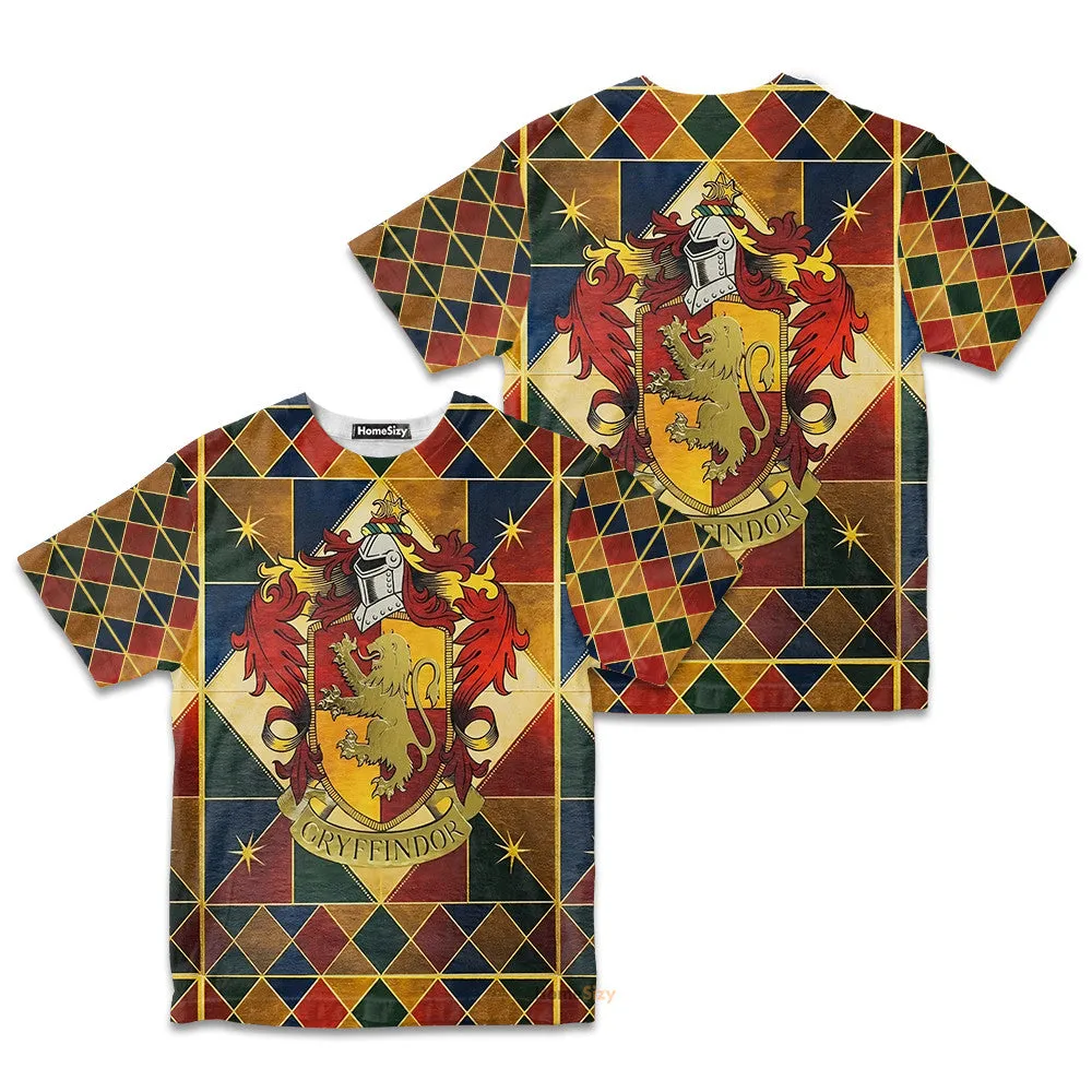 3D H.P Gryffindor Custom Kid Tshirt QT306006Tf