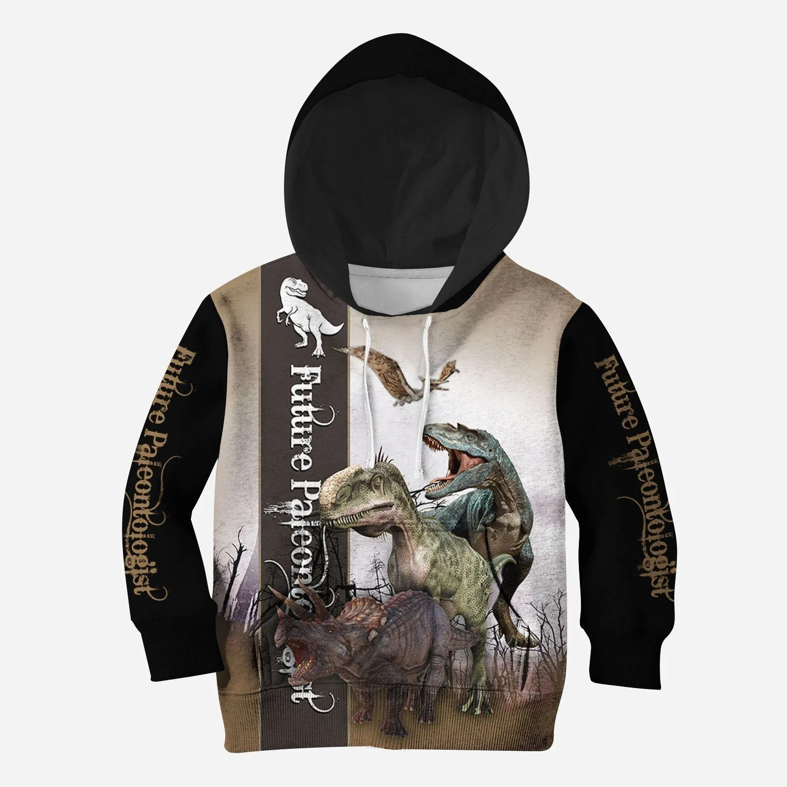 3D Love Dinosaur Park Shirts For Kids Hoodie
