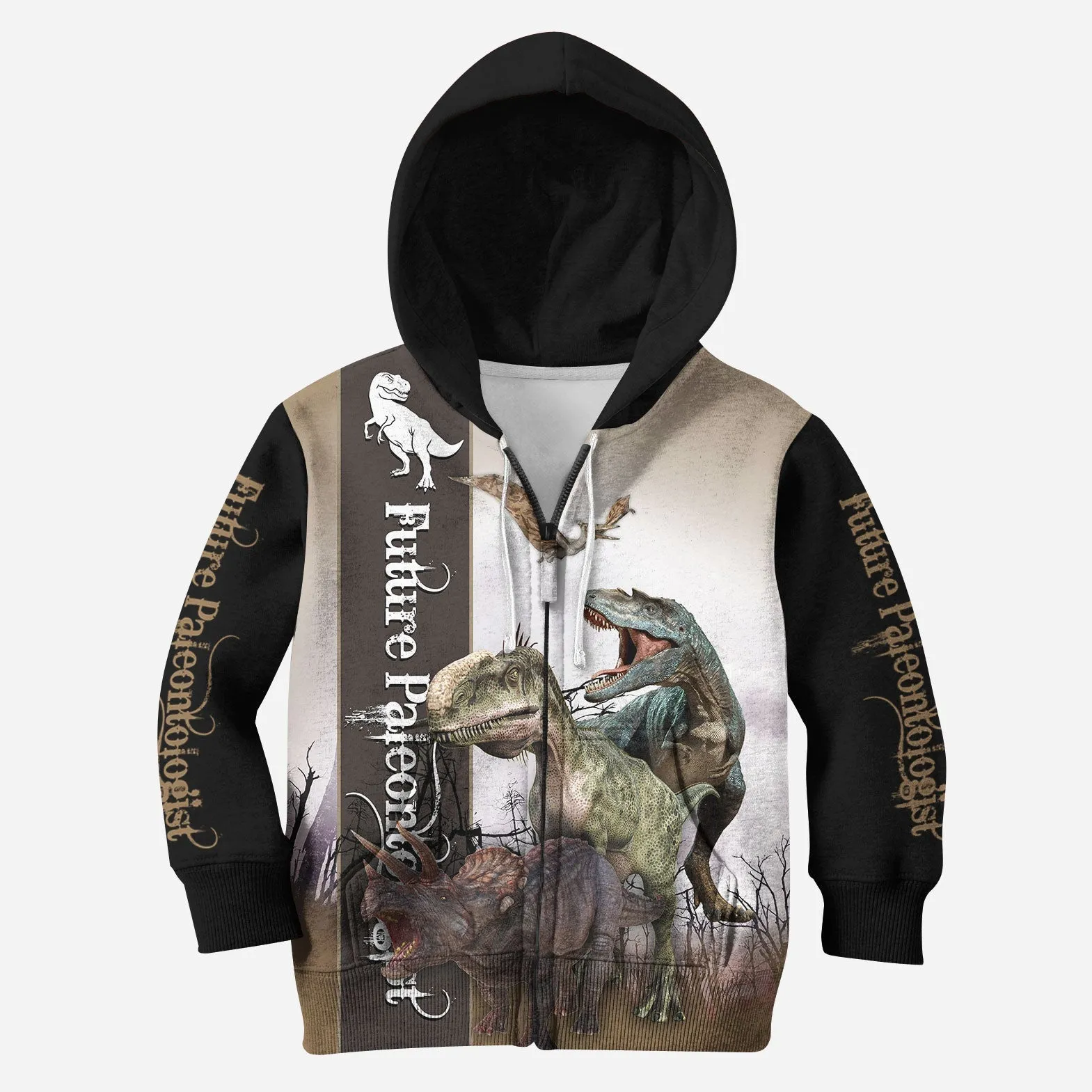 3D Love Dinosaur Park Shirts For Kids Hoodie