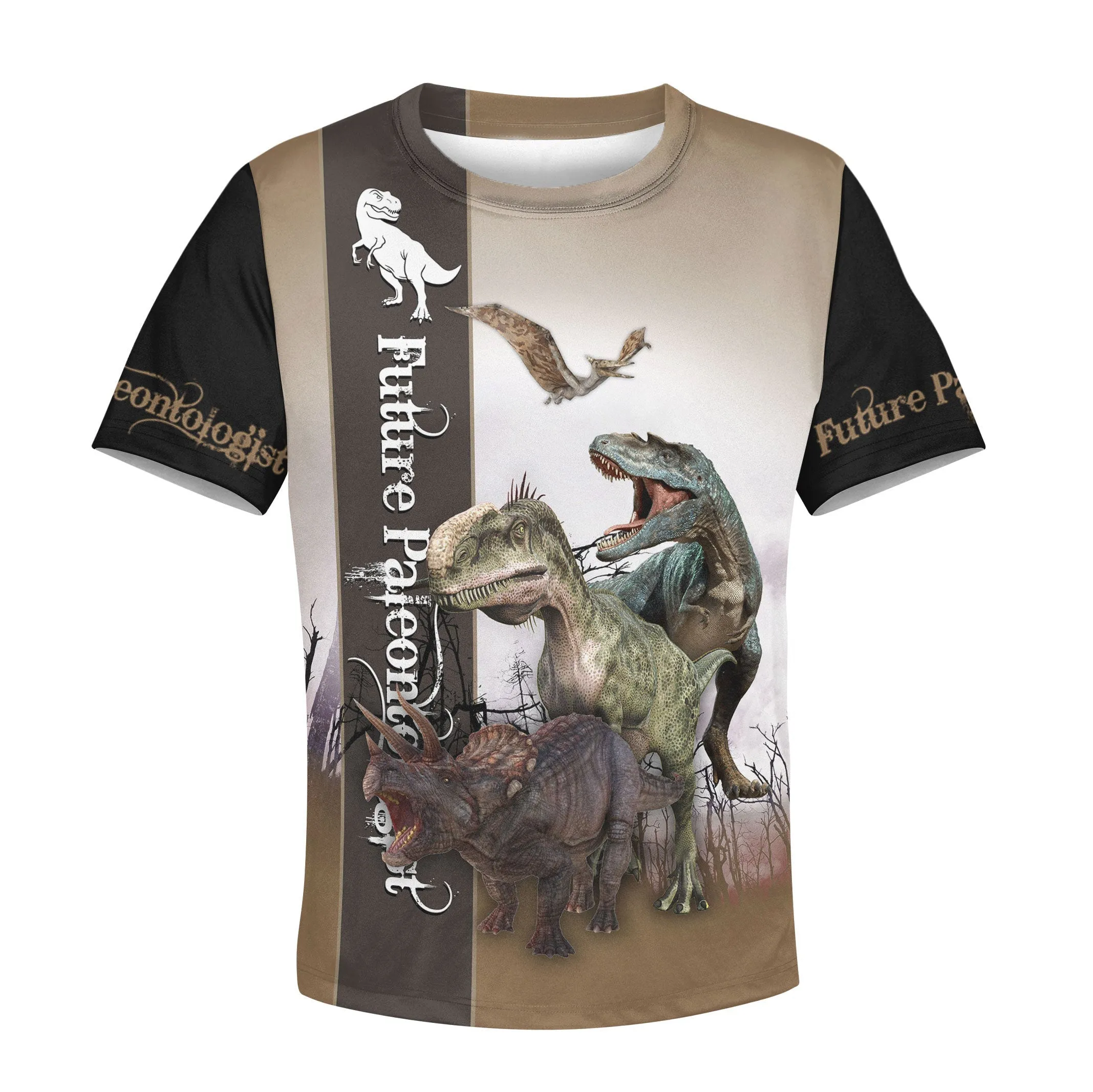 3D Love Dinosaur Park Shirts For Kids Hoodie