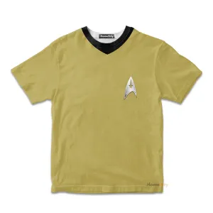 3D Star Trek The Original Series 1966 1969 Yellow Custom Kid Tshirt QT207208Hf