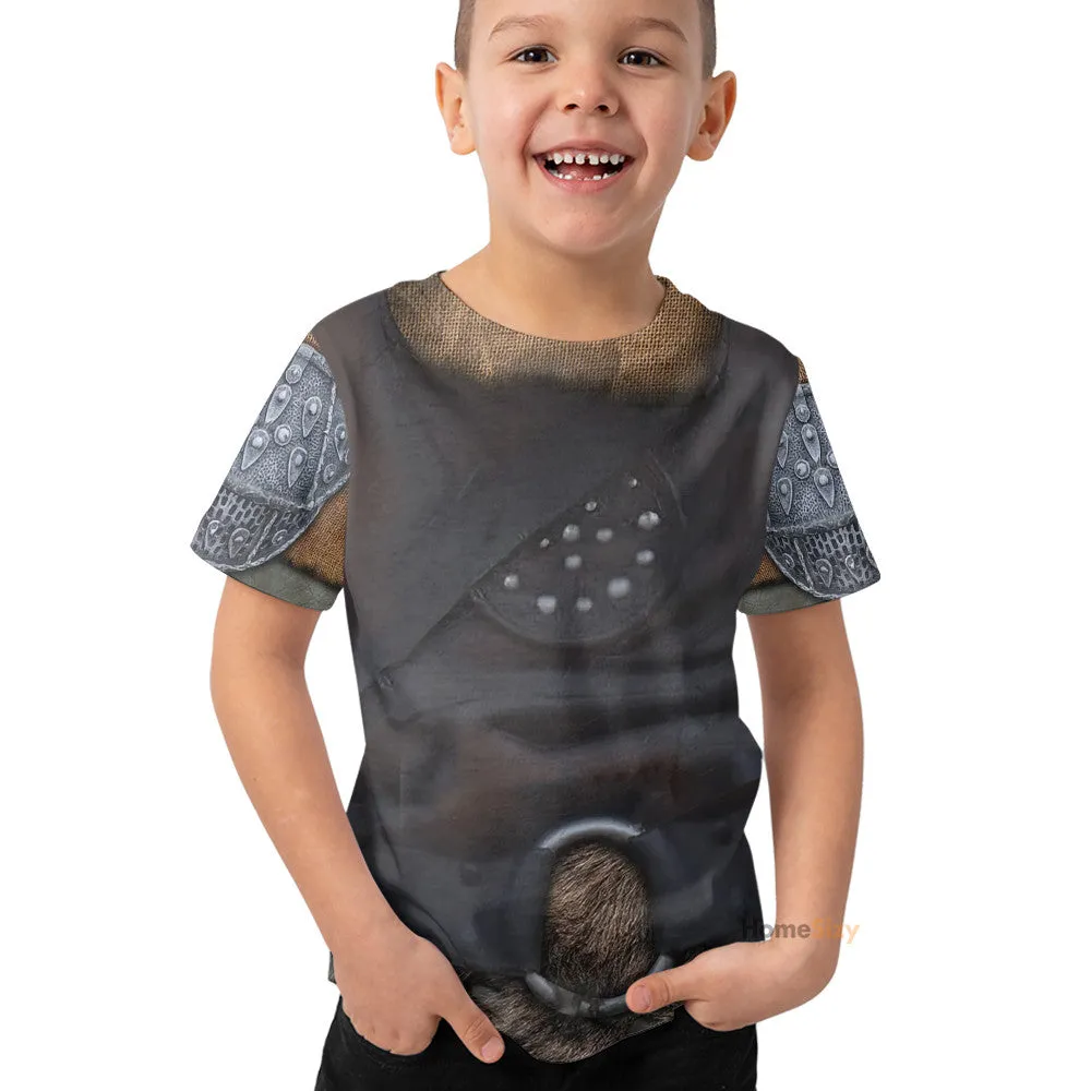 3D Star Wars Gamorrean Cosplay Custom Cosplay Costume Kid Tshirt QT206030Hf