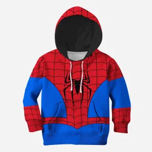 3D Super Hero Kid Hoodie
