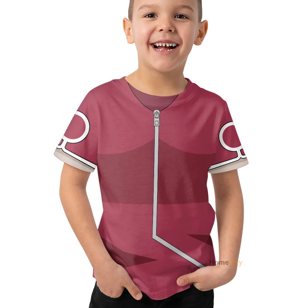 3D Young Haruno Sakura Custom Cosplay Costume Kid Tshirt QT212388Hf