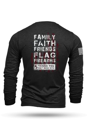 5 Things - Long Sleeve T-Shirt