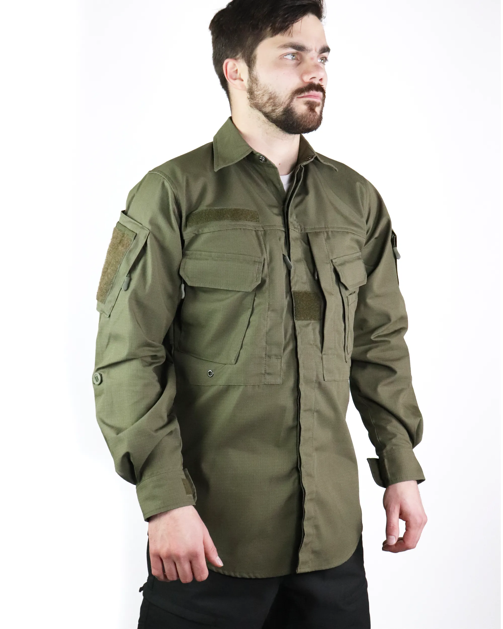 A110 All Climate Shirt - Olive Green
