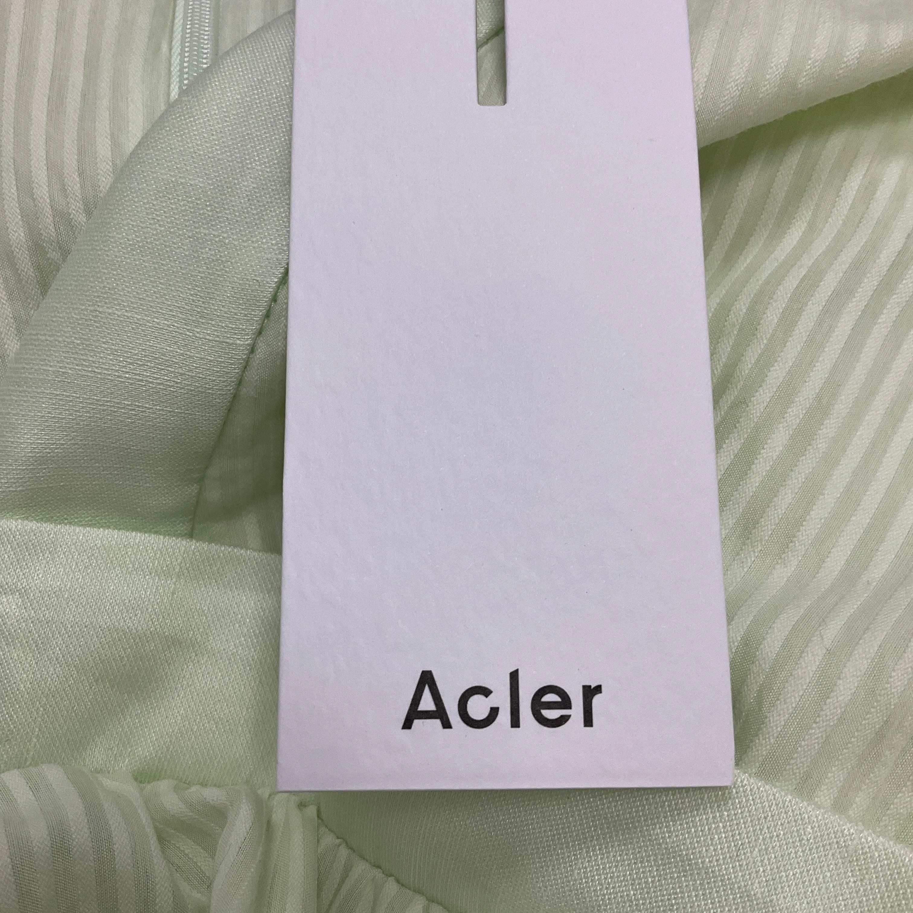Acler Iced Mint Warren Tiered Dress