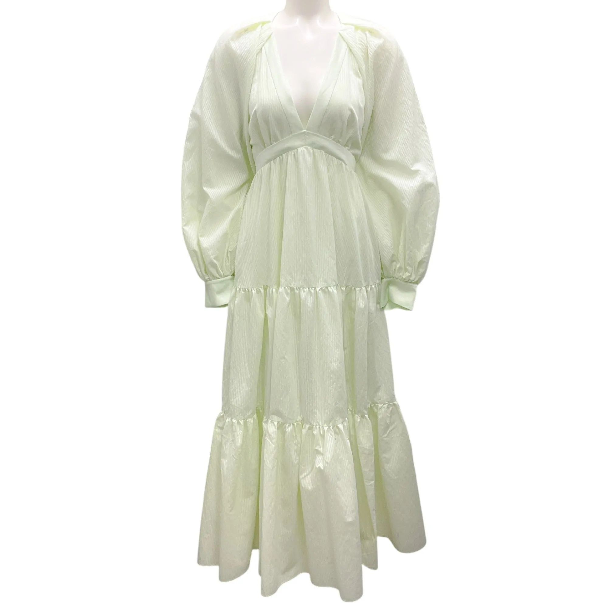 Acler Iced Mint Warren Tiered Dress