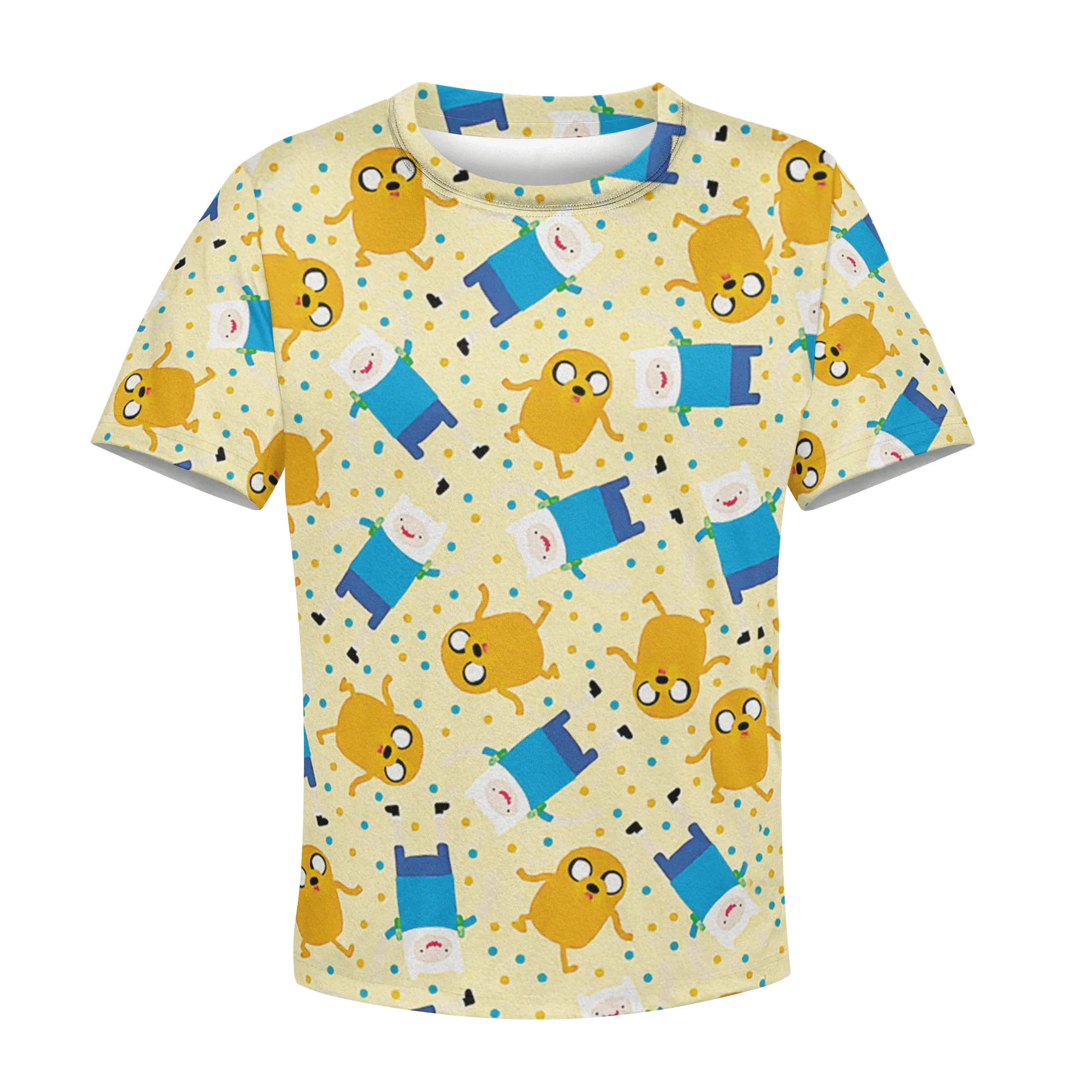 Adventure Time Finn And Jake Custom Cosplay Kid Hoodie