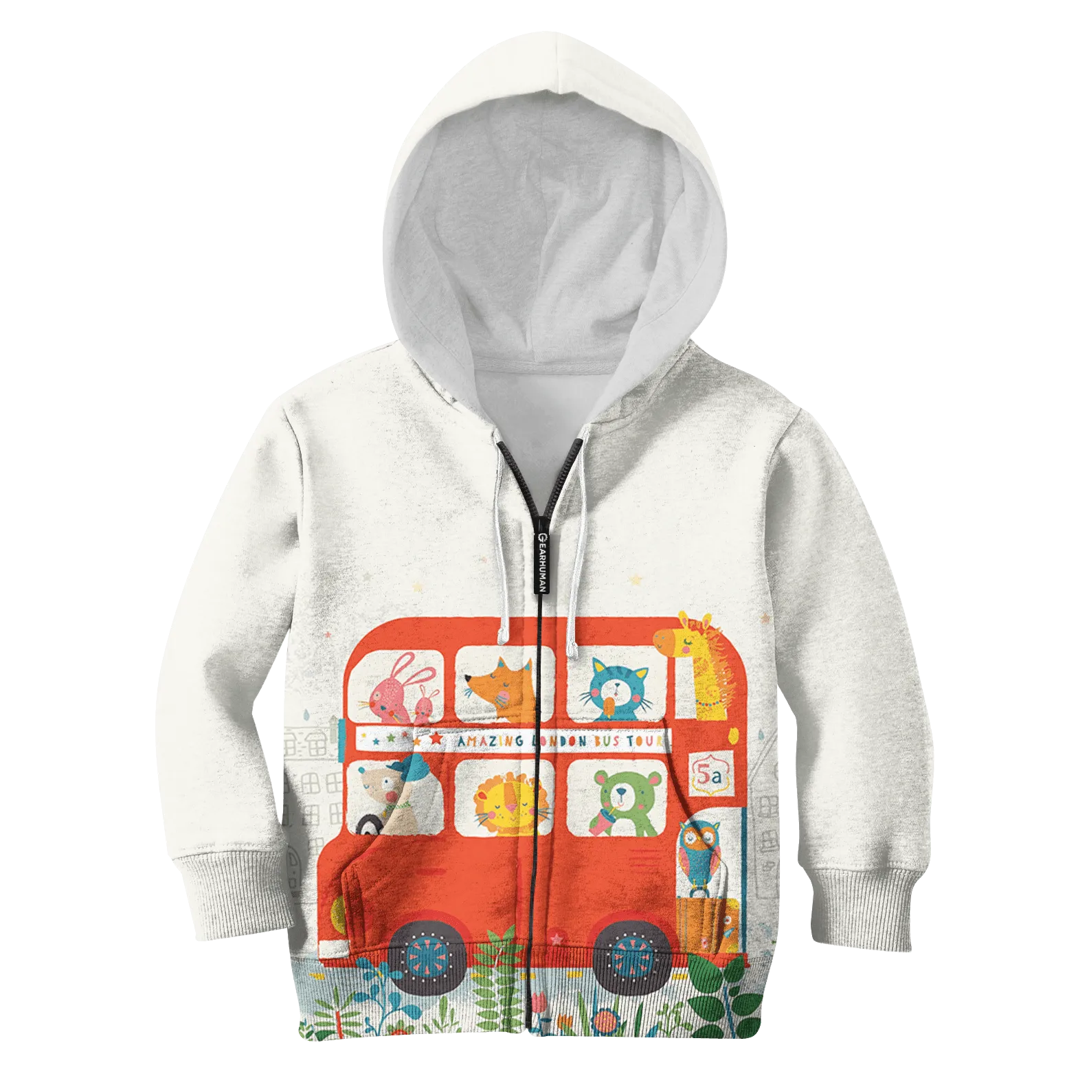 Amazing London Bus Tour Custom Cosplay Kid Hoodie