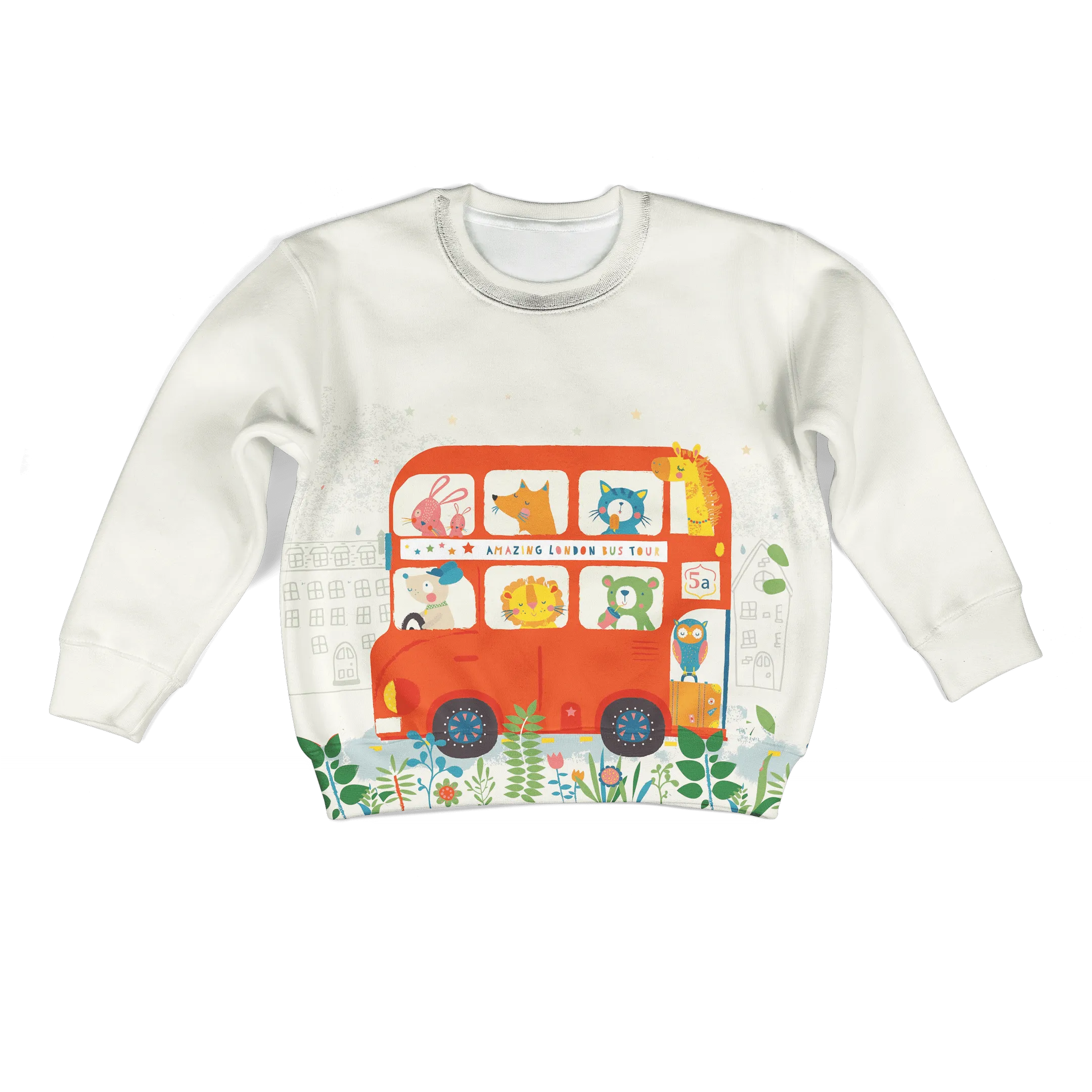 Amazing London Bus Tour Custom Cosplay Kid Hoodie