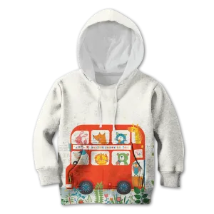 Amazing London Bus Tour Custom Cosplay Kid Hoodie
