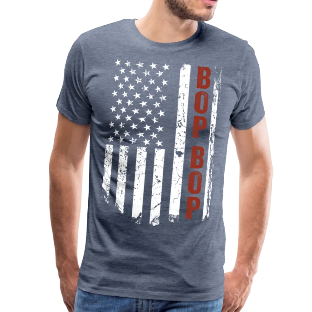 American Flag BopBop Men's Premium T-Shirt