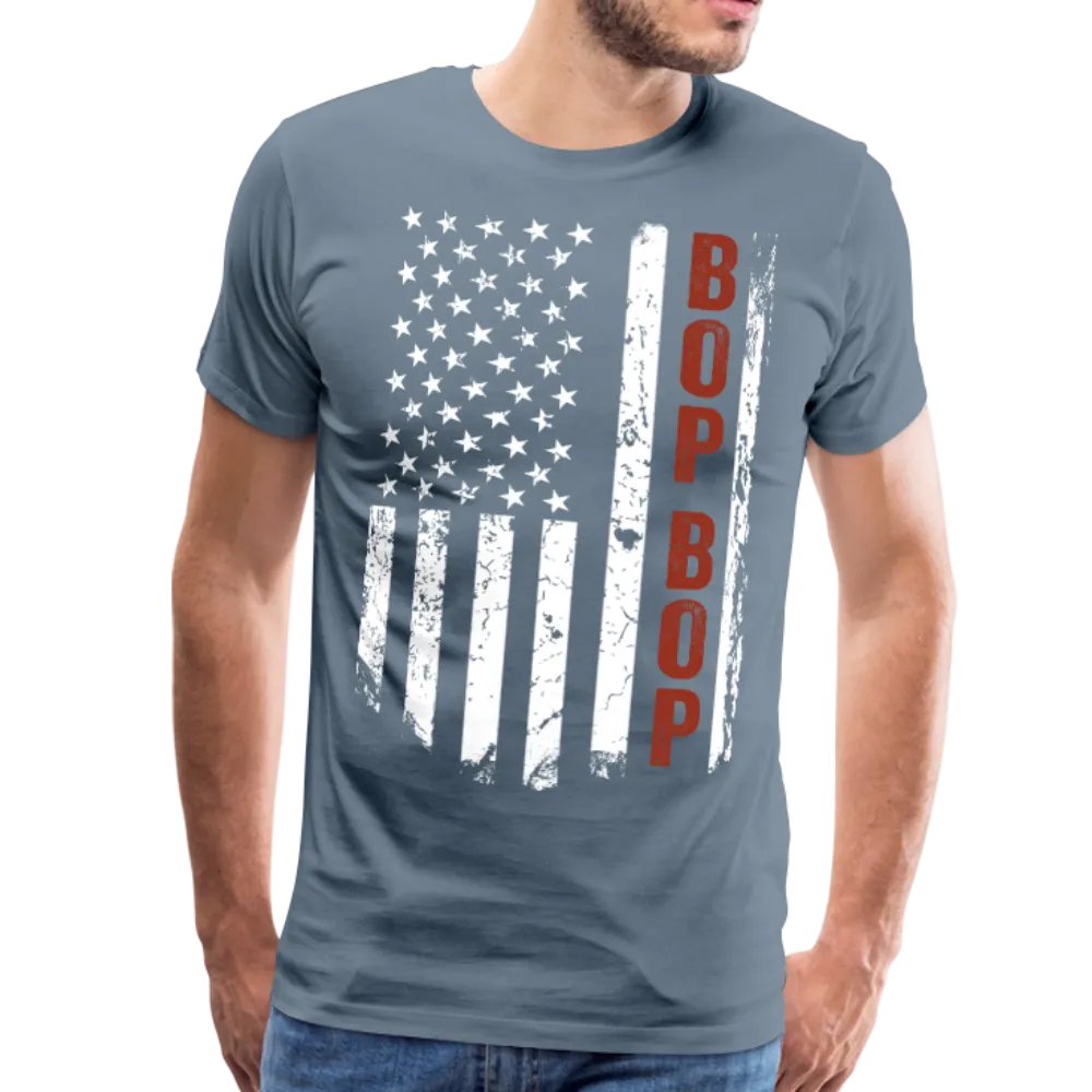 American Flag BopBop Men's Premium T-Shirt