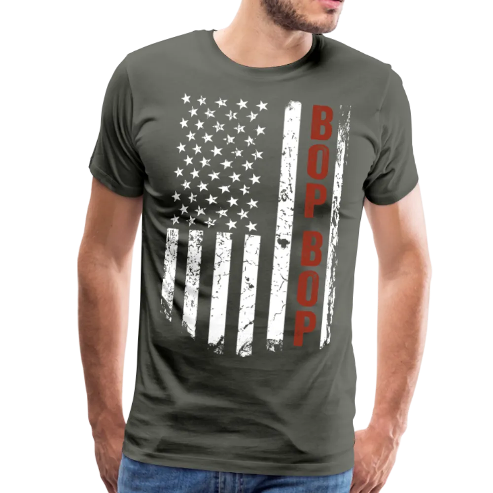 American Flag BopBop Men's Premium T-Shirt