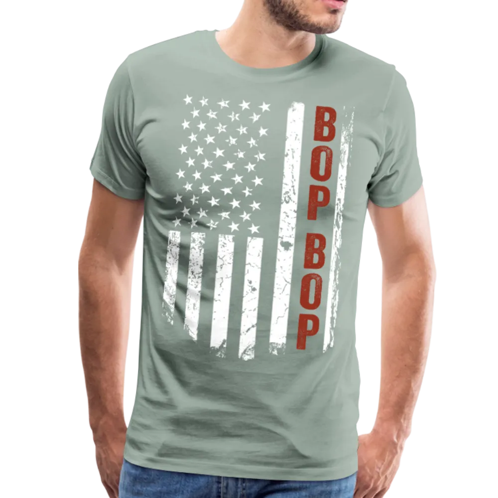 American Flag BopBop Men's Premium T-Shirt