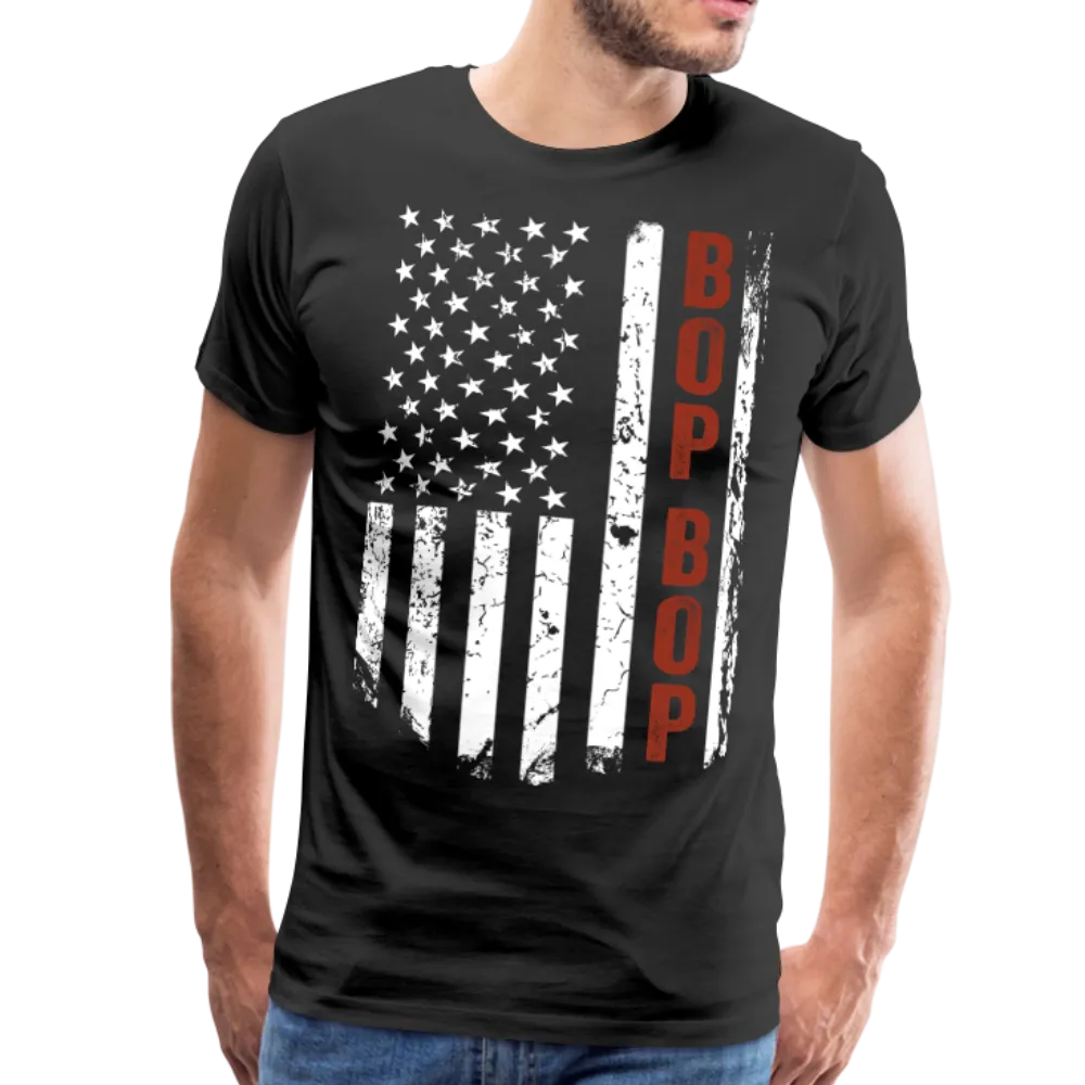 American Flag BopBop Men's Premium T-Shirt