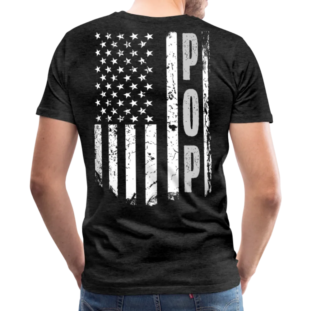 American Flag Pop Men's Premium T-Shirt (CK1917)