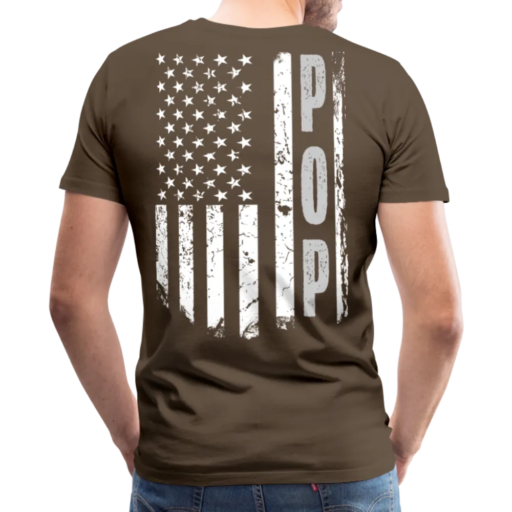 American Flag Pop Men's Premium T-Shirt (CK1917)