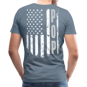 American Flag Pop Men's Premium T-Shirt (CK1917)