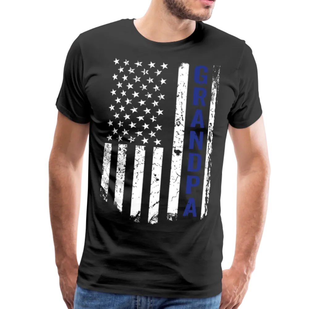 American Grandpa Blue Men's Premium T-Shirt