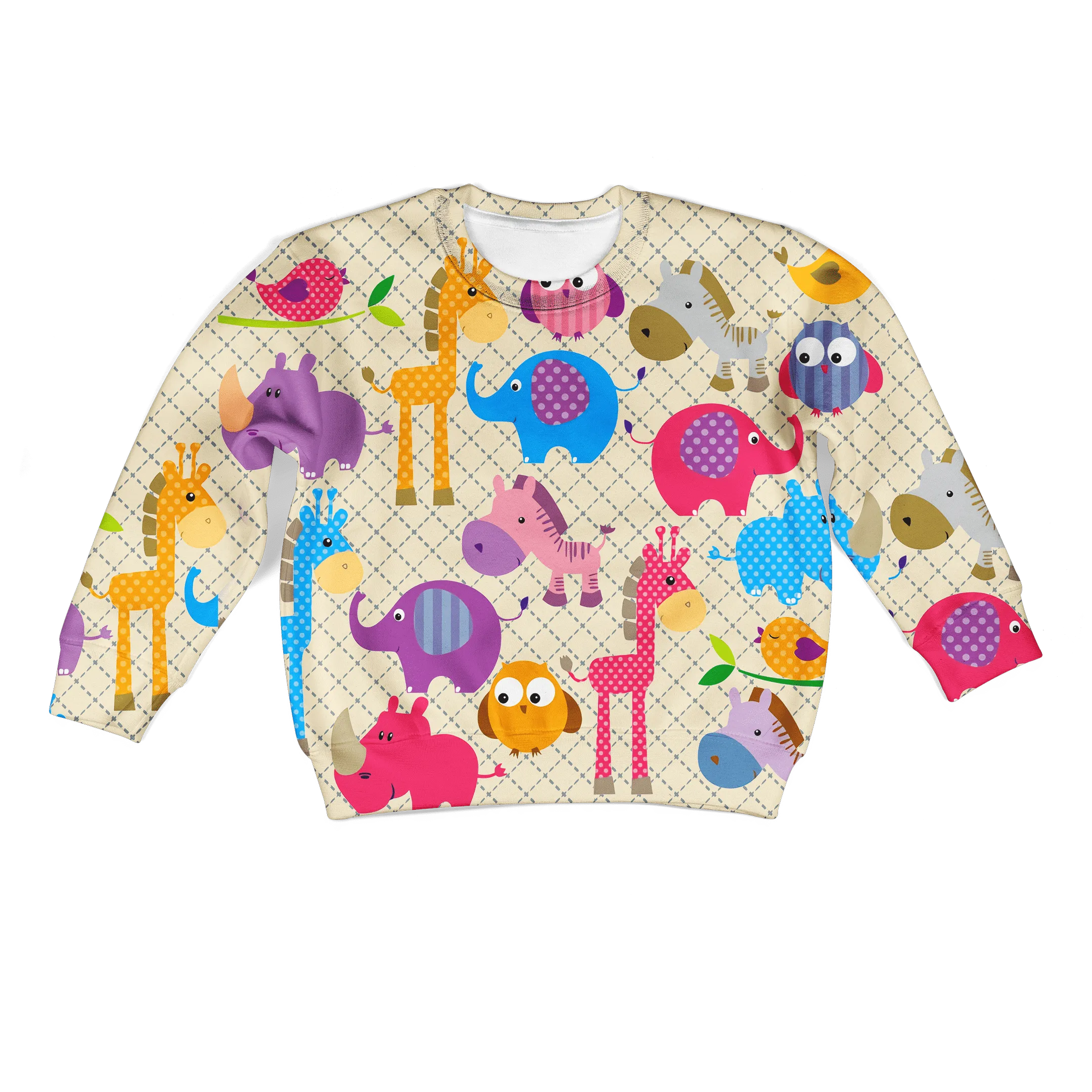 Animals In The Zoo Custom Cosplay Kid Hoodie
