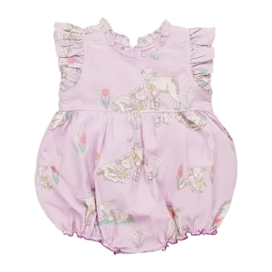 Baby Girl Leila Bubble - Lavender Lambs | Pink Chicken