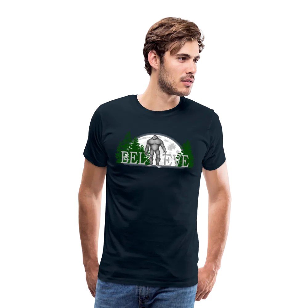 Bigfoot Believe Men's Premium T-Shirt