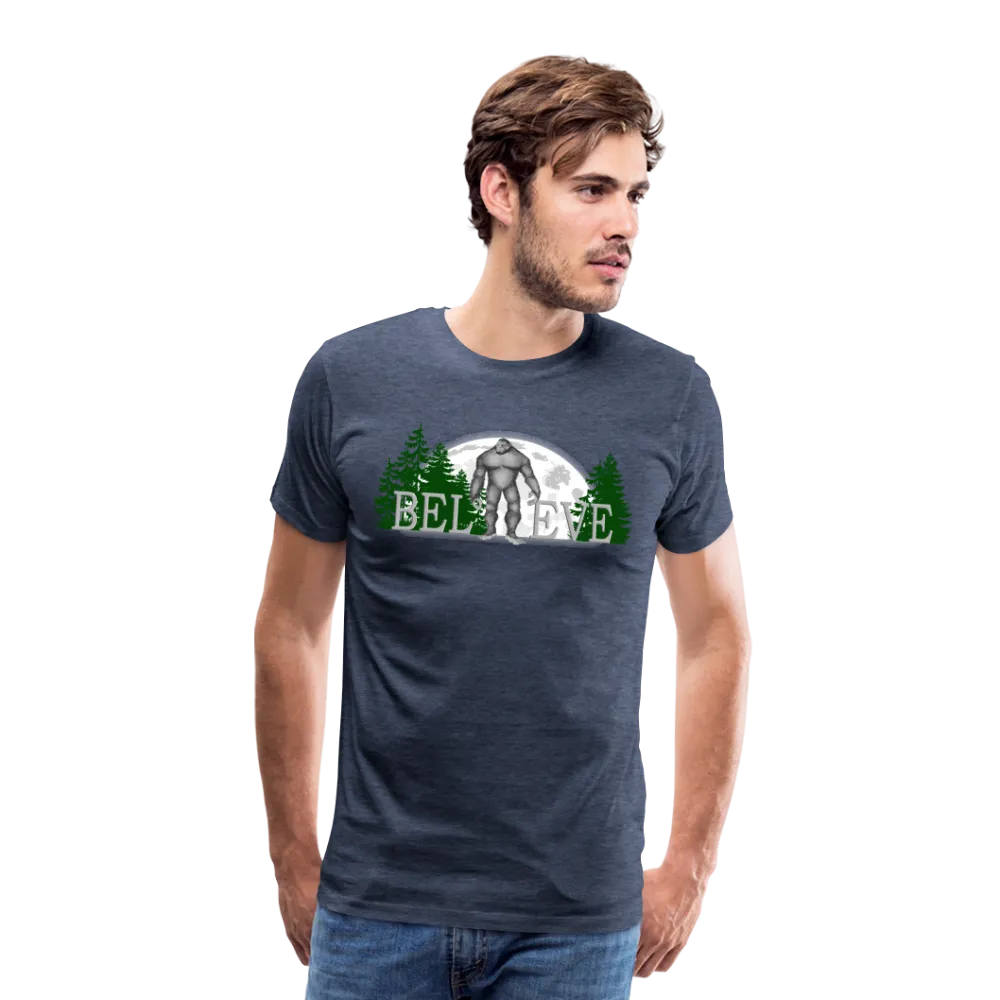 Bigfoot Believe Men's Premium T-Shirt