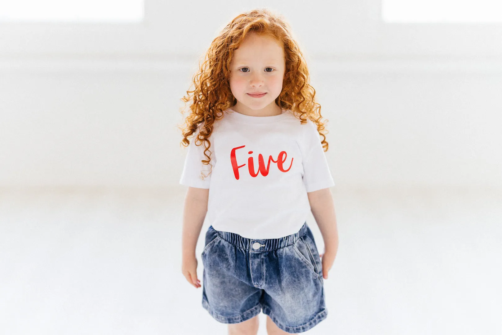 Birthday Girl Milestone Number T-shirt Age 3-13