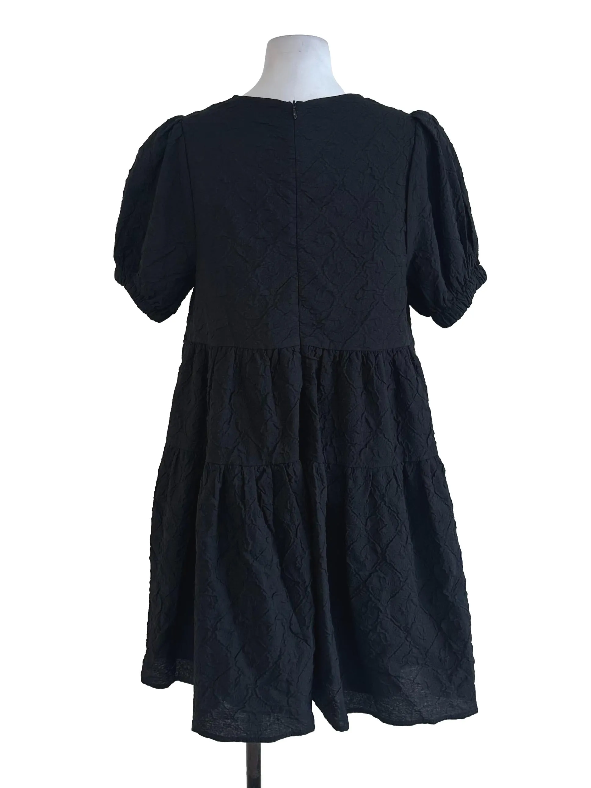 Black Textured Dress