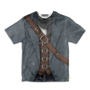 Bloodborne Hunter Custom Cosplay Costume Kid Tshirt QT210247Hf