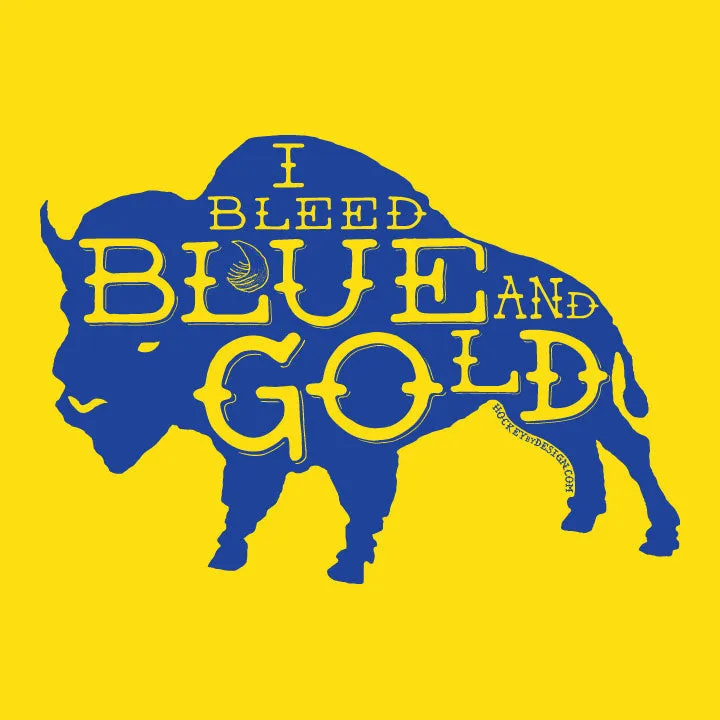 Blue and Gold Buffalo