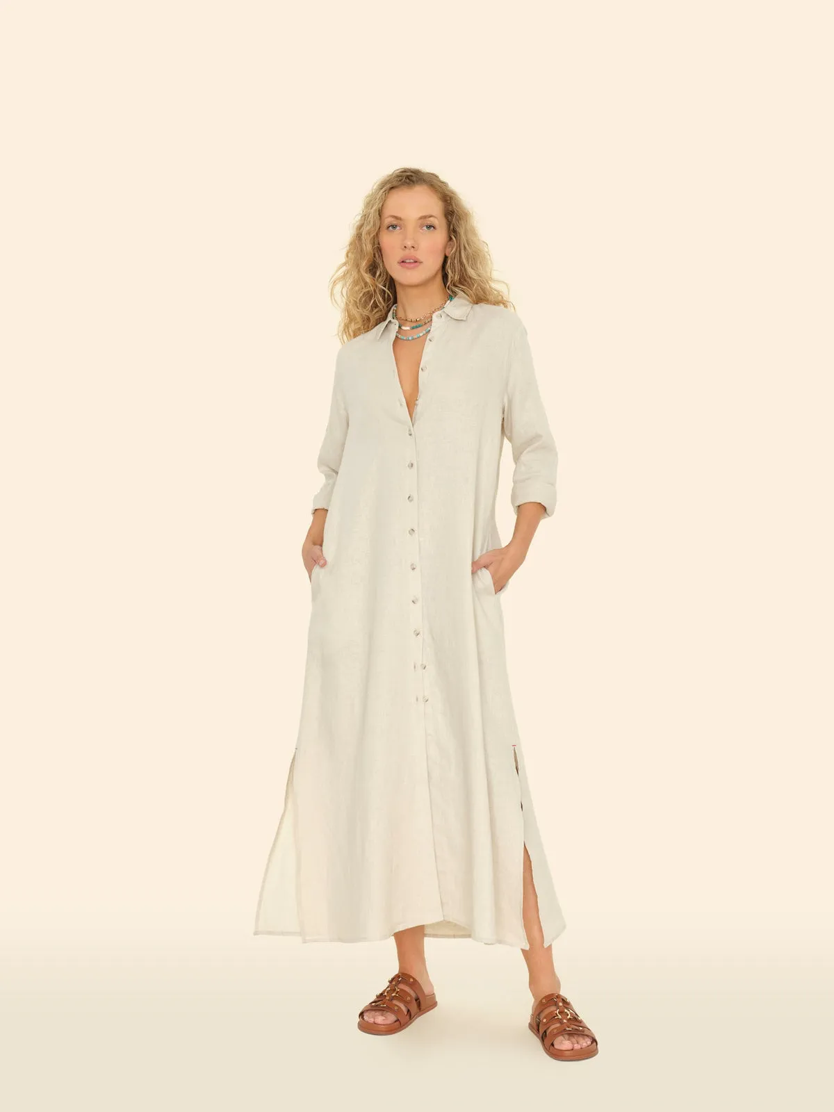 Boden Linen Dress - Winds