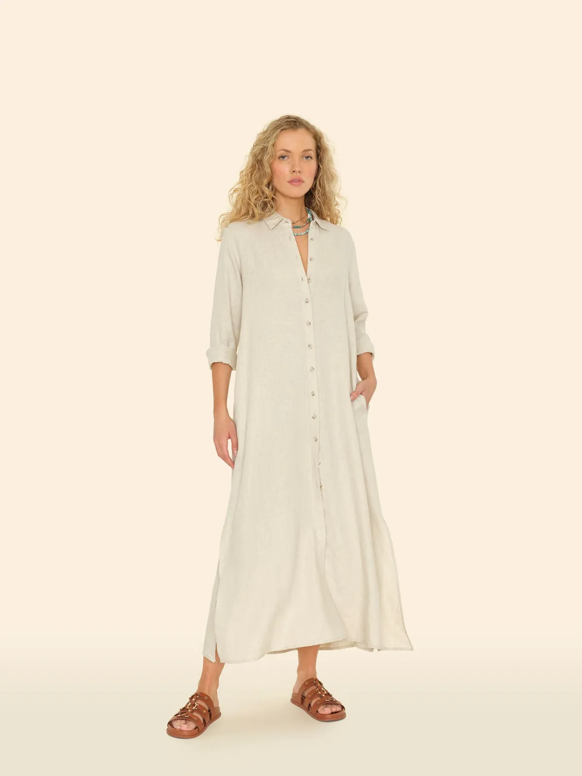 Boden Linen Dress - Winds