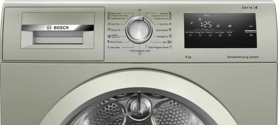 Bosch 8kg Silver Series 4 Condenser Tumble Dryer - WTN85401ZA