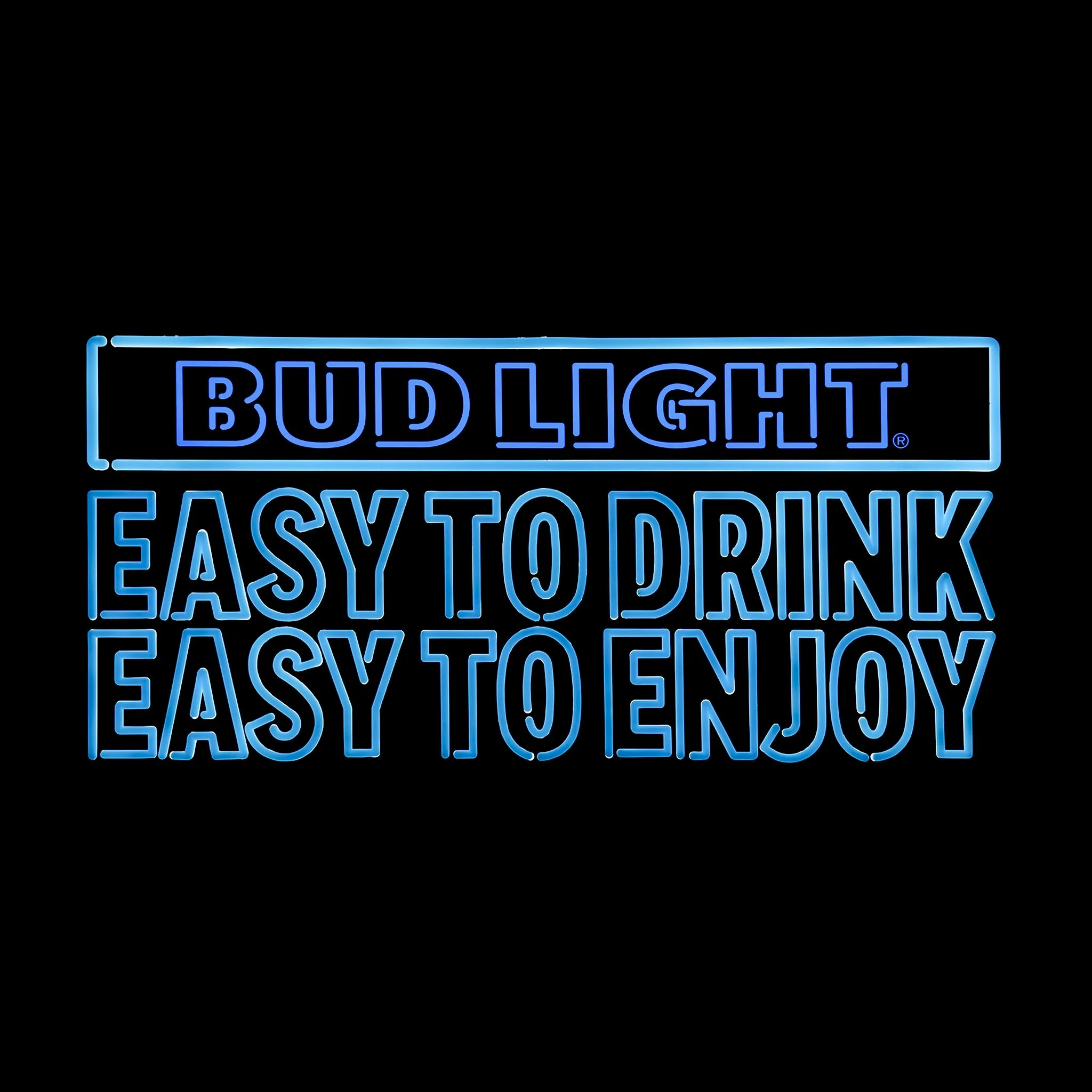 Bud Light "Easy to Drink, Easy to Enjoy" LED
