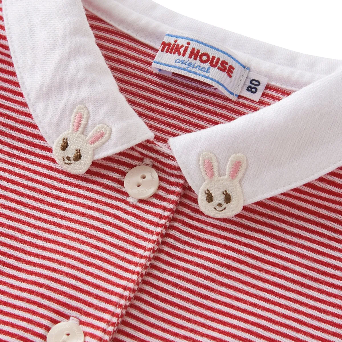 Bunny on Collar Shirt