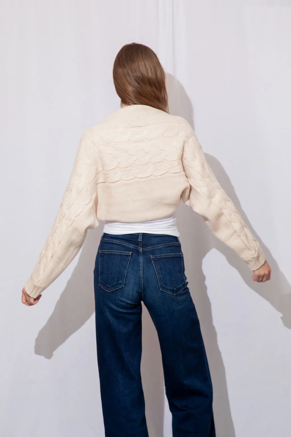 Cari Cable Knit Cardigan