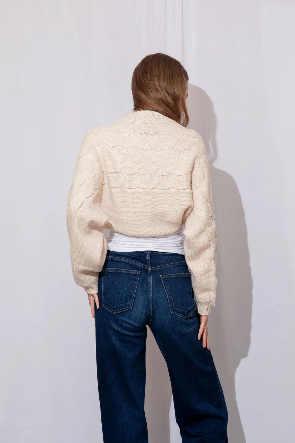 Cari Cable Knit Cardigan